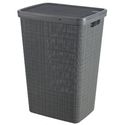 Kosz na pranie CURVER 245975 Jute 58L Ciemnoszary