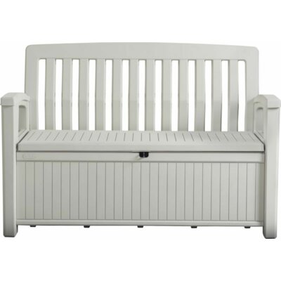 Ławka ogrodowa ze skrzynią KETER Patio Storage Bench 227L Biały