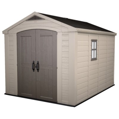 Domek narzędziowy KETER Factor 8x11 Beżowo-szaro-brązowy 256.5 x 331.5 x 243 cm