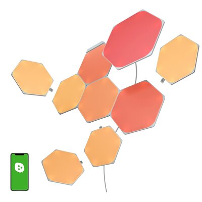 Фото - Інші електротовари Nanoleaf Panele świetlne  Hexagons Starter Kit  Hexagons Starter Ki (9 szt.)