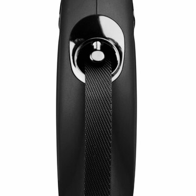 Фото - Повідець Flexi Smycz  New Classic M  Czarny (5 m - 20 kg)