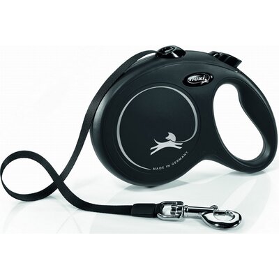 Smycz FLEXI New Classic L (5 m - 50 kg) Czarny