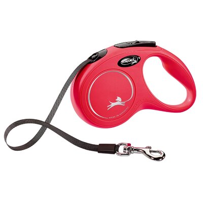 Smycz FLEXI New Classic L (8 m - 50 kg) Czerwony