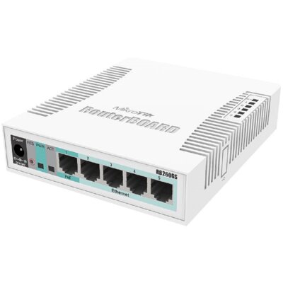 Switch MIKROTIK CSS106-5G-1S Gigabit Ethernet, 6 portów, Funkcja PoE, Zarządzalny