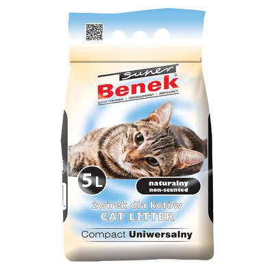 Żwirek dla kota SUPER BENEK Compact 5 L