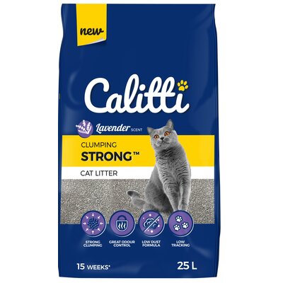 Фото - Котячий наповнювач Strong Żwirek dla kota CALITTI  Lavender 25 L 