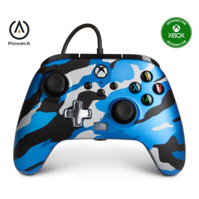 Kontroler POWERA Enhanced Metalic Blue Como 1518911-01 (Xbox)