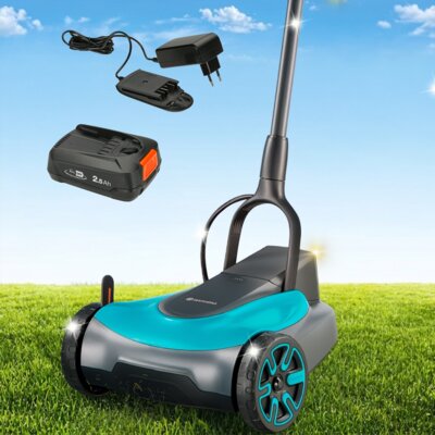 Kosiarka akumulatorowa GARDENA 22/18V P4A 14620-20 22 cm, rozdrabnianie, 2.5 Ah, 18 V, 1 akumulator 2.5 Ah