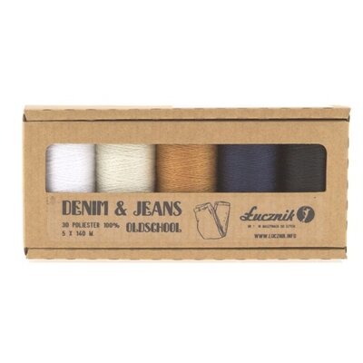 Zestaw nici ŁUCZNIK Denim Jeans Old School (5 sztuk)