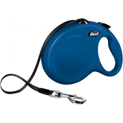 Smycz FLEXI New Classic L (5 m - 50 kg) Niebieski