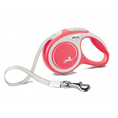 Smycz FLEXI New Comfort XS (3 m - 12 kg) Czerwono-biały