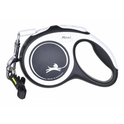 Smycz FLEXI New Comfort XS (3 m - 12 kg) Czarno-biały