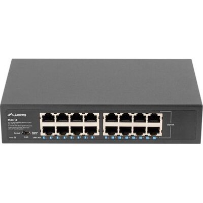 Switch LANBERG RSGE-16 Gigabit Ethernet, 16 portów