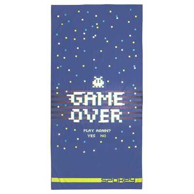 Obraz przedstawiający Ręcznik szybkoschnący SPOKEY Game Over Granatowy