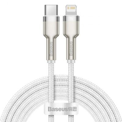 Kabel USB-C - Lightning BASEUS Cafule 2 m Biały