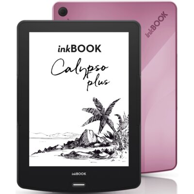 Czytnik e-booków INKBOOK Calypso Plus 6", Podświetlany ekran, Wi-Fi, Bez reklam Różowy