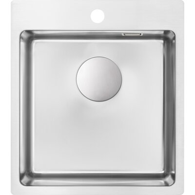 Zlewozmywak jednokomorowy DEANTE Olfato ZPO 010A Satyna 50.5x45