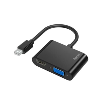 Adapter Mini DisplayPort - HDMI/VGA HAMA 0,08 m