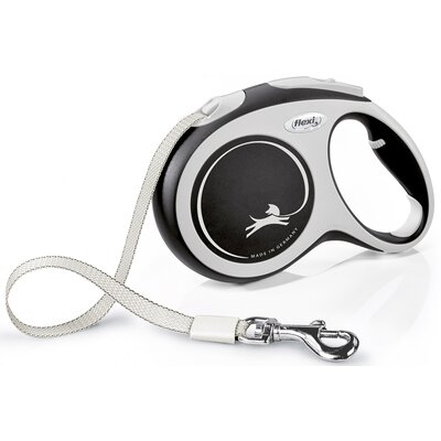 Smycz FLEXI New Comfort L (5 m - 60 kg) Czarny
