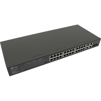 Switch TP-LINK JetStream TL-SL2428P Gigabit Ethernet, 28 portów, Funkcja PoE, Zarządzalny