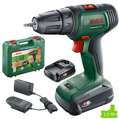 Wiertarko-wkrętarka BOSCH UniversalDrill 18V 06039D4002 zestaw akumulatorów