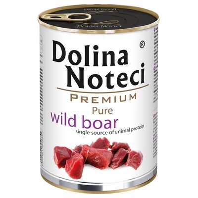 Karma dla psa DOLINA NOTECI Premium Pure bogata w dziczyznę 400 g
