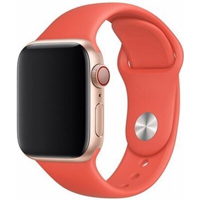 Pasek DEVIA Deluxe Sport do Apple Watch (42/44/45mm) Pomarańczowy