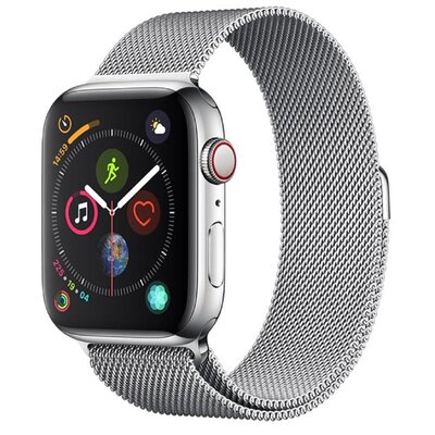 Pasek DEVIA Elegant Milanese do Apple Watch do koperty 38/40/41mm Srebrny