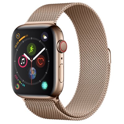 Pasek DEVIA Elegant Milanese do Apple Watch (38/40/41mm) Złoty