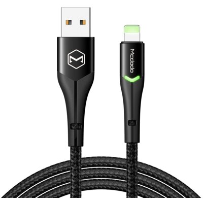 Kabel MCDODO USB - Lightning Magnificence 1.8 m Czarny