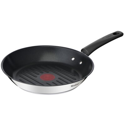 Patelnia grillowa TEFAL Duetto+ G73340 26 cm Stal nierdzewna 18/10 Indukcja Możliwość mycia w zmywarce