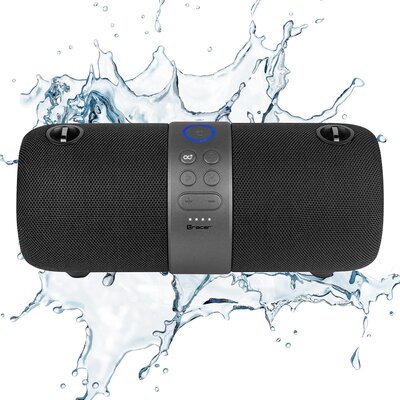 Głośnik mobilny TRACER Splash XXL TWS Radio FM Czarny
