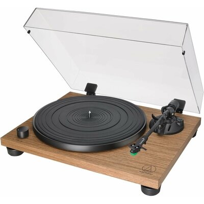 Gramofon AUDIO-TECHNICA AT-LPW40WN Orzech, Manualny,Napęd paskowy,Ramię z włókna węglowego,Prędkość odtw. 33 1/3,45 obr./min