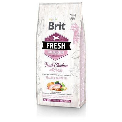 Karma dla psa BRIT Fresh Puppy Chicken & Potato 12 kg