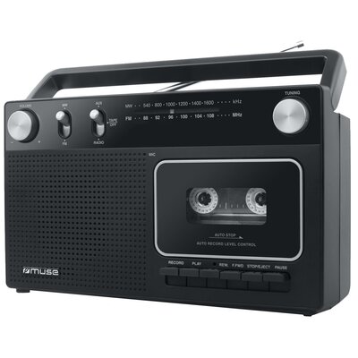 Radiomagnetofon MUSE M-152 RC Czarny