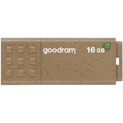 Pendrive GOODRAM UME3 Eco Friendly 16GB, USB 3.2 Gen. 1 (USB 3.0), Odczyt 60 Mb/s, Zapis 20 Mb/s Brązowy