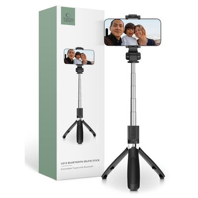 Фото - Штативи для селфі Tech-Protect Uchwyt selfie  L01S Wireless Tripod Czarny 