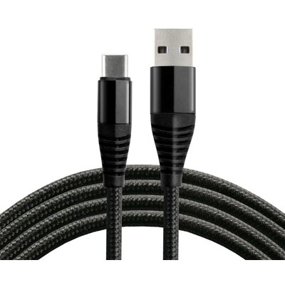 Kabel USB - USB-C EVERACTIVE CBB-1CHB 1m Czarny