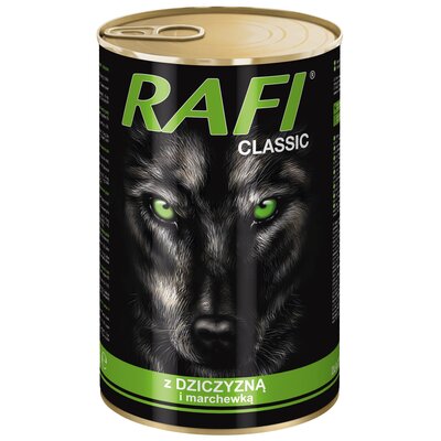 Karma dla psa RAFI Classic z dziczyzną i marchewką 1.24 kg