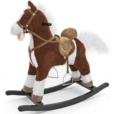 Koń na biegunach MILLY MALLY Mustang Ciemnobrązowy