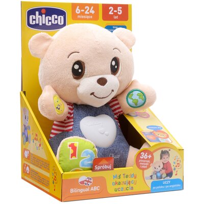 Zabawka interaktywna CHICCO Bilingual ABC Miś okazujący uczucia 00007947000130