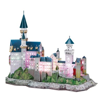 Фото - Пазли й мозаїки CubicFun Puzzle 3D CUBIC FUN LED Zamek Neuchwanstein L174H  LED Zamek Neuchwanstein L174H  (128 elementów)