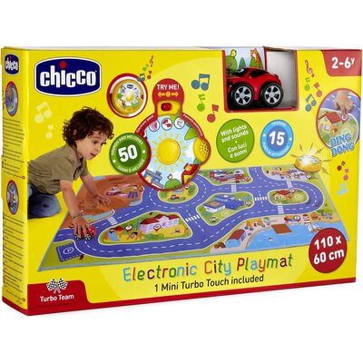 Zabawka interaktywna CHICCO Turbo Team Elektroniczna Mata Miasto Tor 00009700000000
