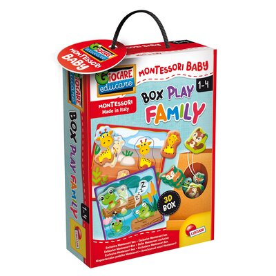 Gra edukacyjna LISCIANI Montessori Dotykowe Bingo ze zwierzętami 304-PL72460
