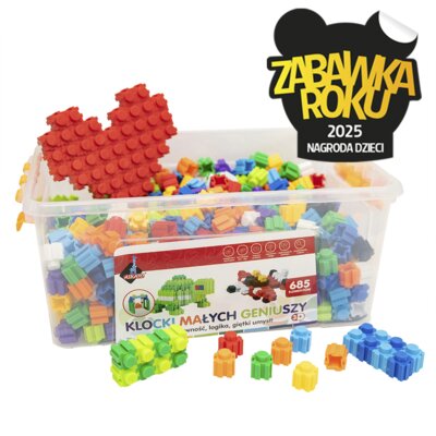Klocki plastikowe ASKATO Klocki małych geniuszy 112602