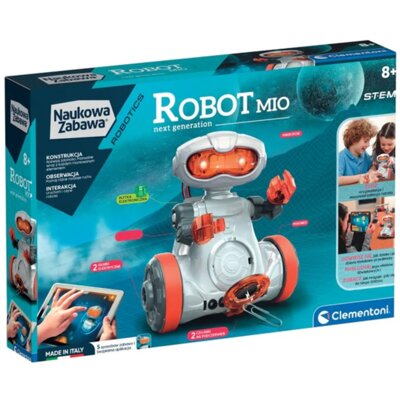 Robot zdalnie sterowany CLEMENTONI Naukowa zabawa Robot Mio 50632