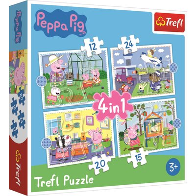 Puzzle TREFL Świnka Peppa: Wspomnienia z wakacji 34359 (71 elementów)