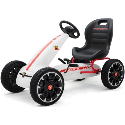 Gokart na pedały MILLY MALLY Abarth Biały