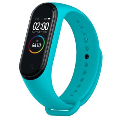 Pasek DEVIA Deluxe Sport do Xiaomi Mi Band 3/4 Turkusowy