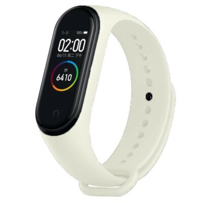 Obraz przedstawiający Pasek DEVIA Deluxe Sport do Xiaomi Mi Band 3/4 Biały